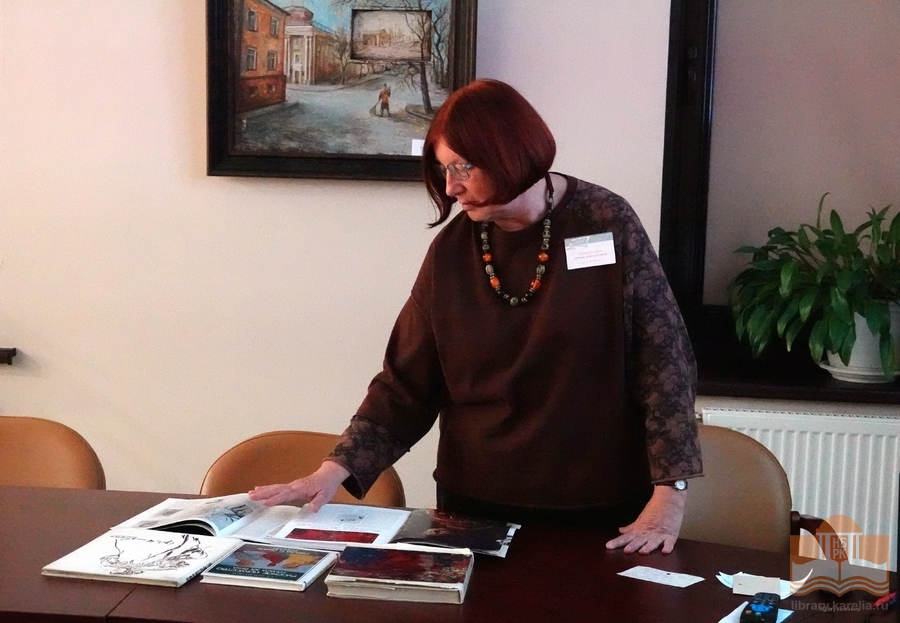 На встрече, посвященной Филиппу Малявину. Ведущая Ирина Кондратьева