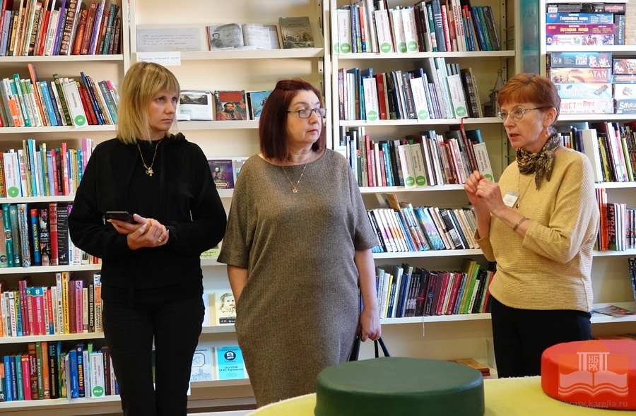 Преподаватели школы №33 г. Петрозаводска в Национальной библиотеке Карелии