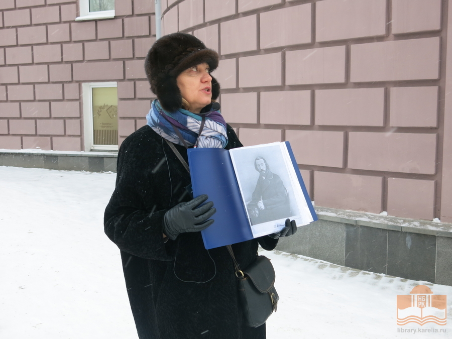 На прогулке «Литературный Петрозаводск». Рассказывает Елена Сайконен
