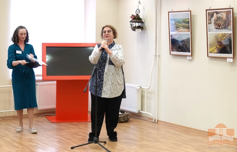 Приветственное слово директора библиотеки Марины Никишиной