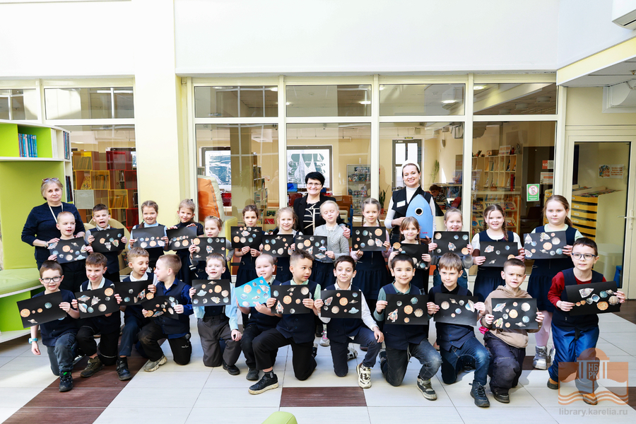 На просветительской программе «Русский музей – детям». Дорога в Космос!»