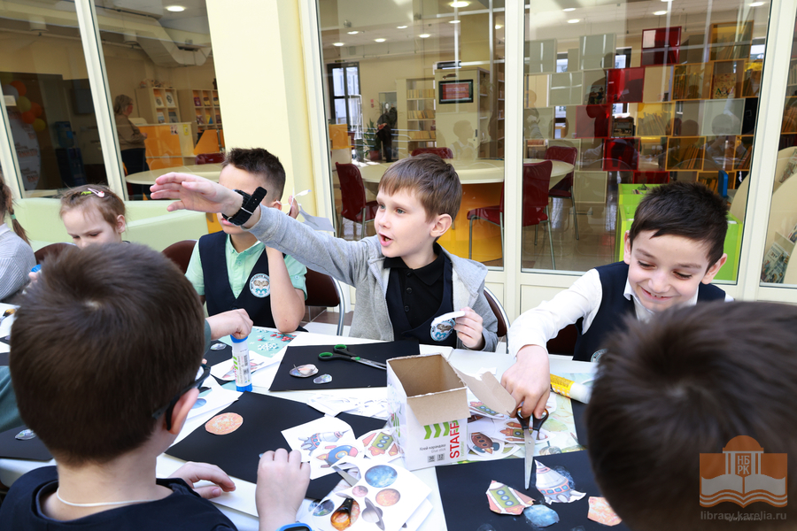 На просветительской программе «Русский музей – детям». Дорога в Космос!»