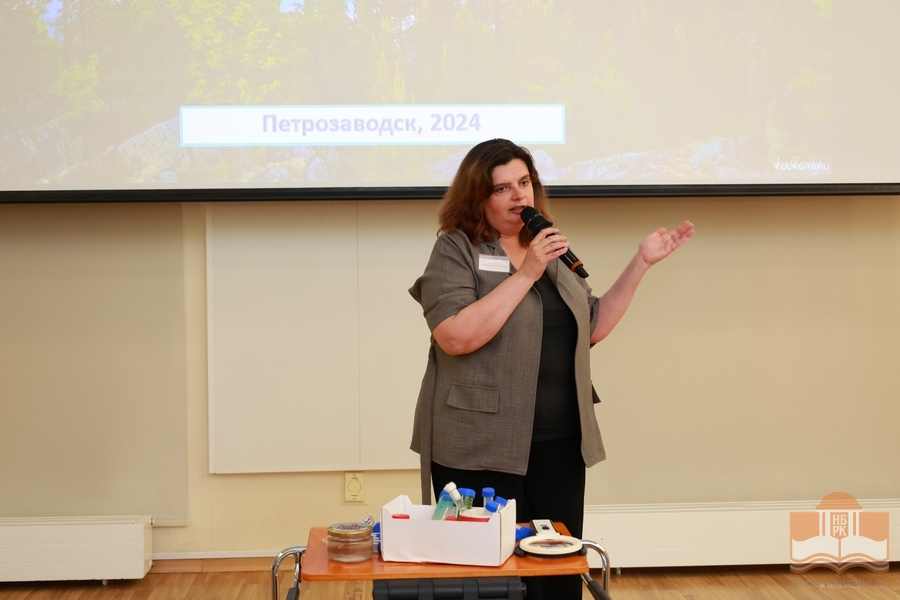Координатор проектов Ксения Михайлова, сотрудник Национальной библиотеки Карелии